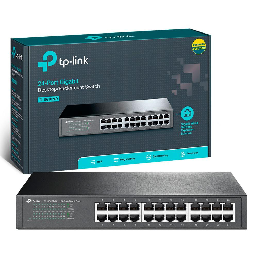 TP-Link TL-SG1024D 24-Port Gigabit Ethernet Switch