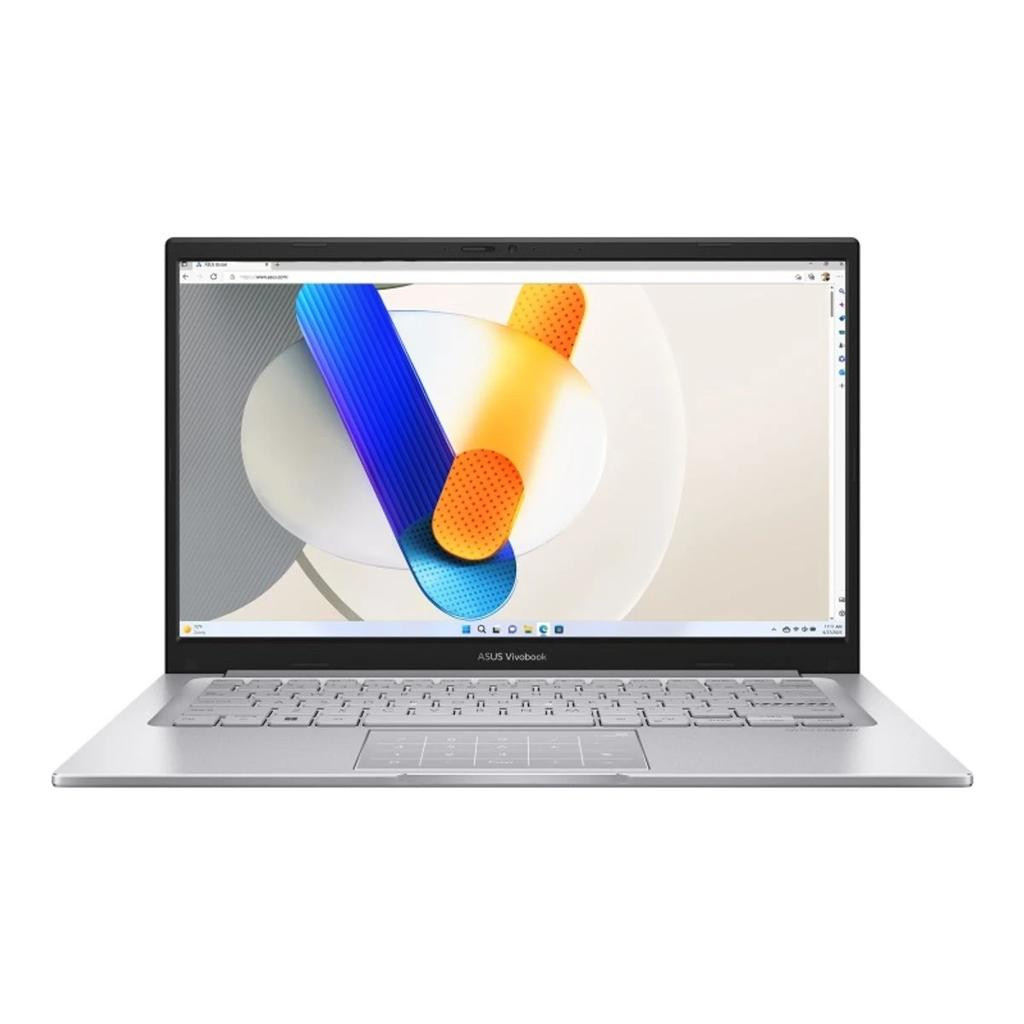 ASUS Vivobook 14 — Intel Core 7 150U | 8GB DDR5 | 512GB PCIe 4.0 NVMe SSD | 14" FHD | Non-Touch | Windows 11 Home | Cool Silver